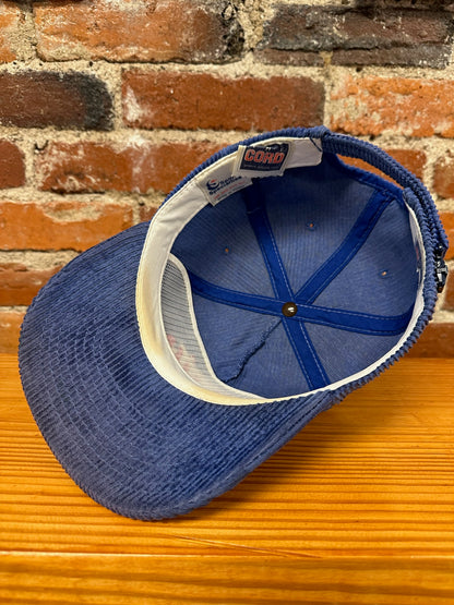 Vintage Buffalo Bills Single Line Script Corduroy Hat