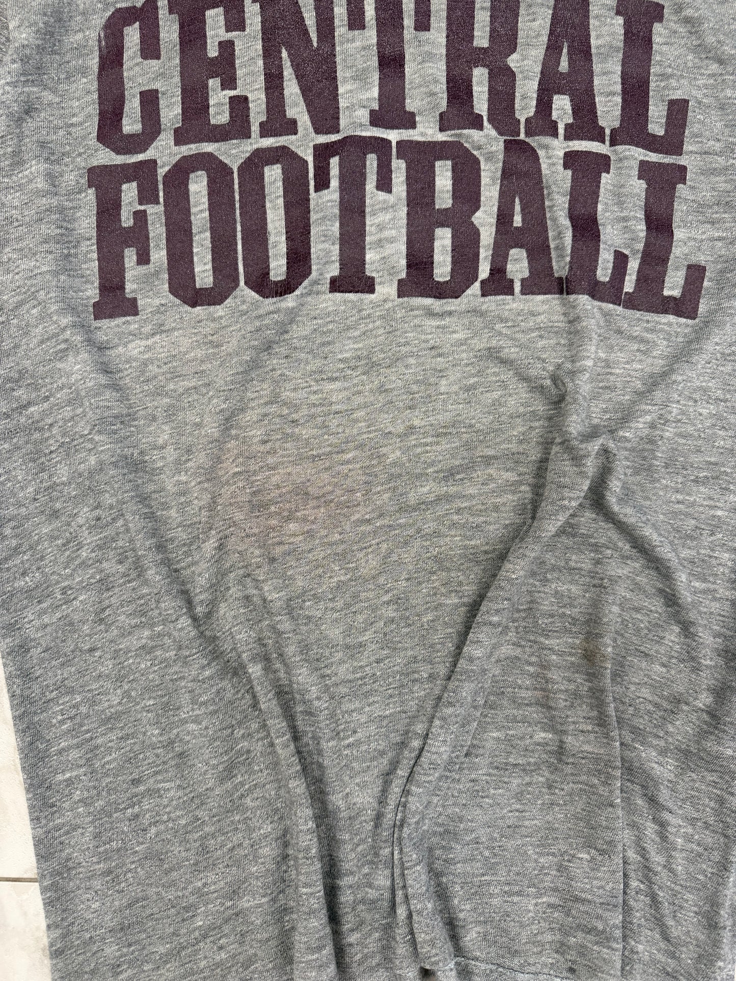 (M) Vintage 80’s Central Football Graphic Tee
