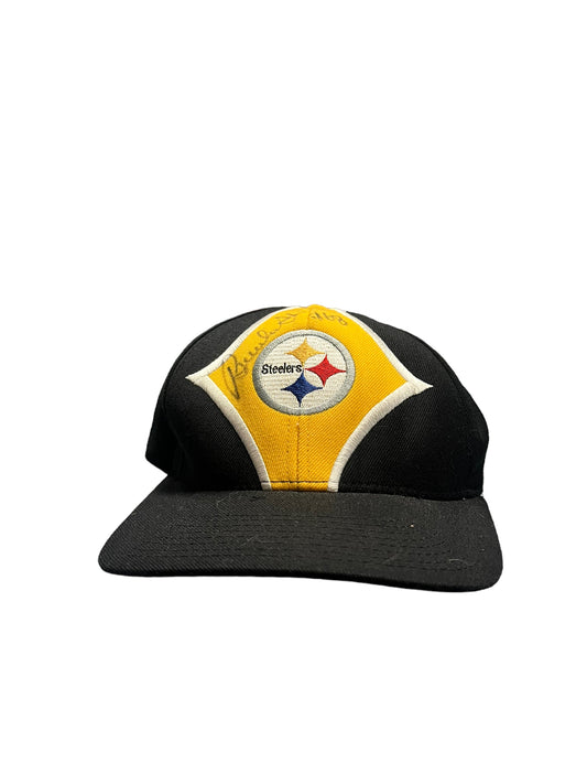 Vintage Steelers Autographed Strapback Hat