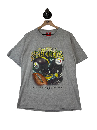 (M) Vintage Y2K Steelers Graphic Tee