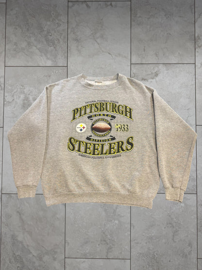 (L) Vintage 90s Steelers AFC North Crewneck
