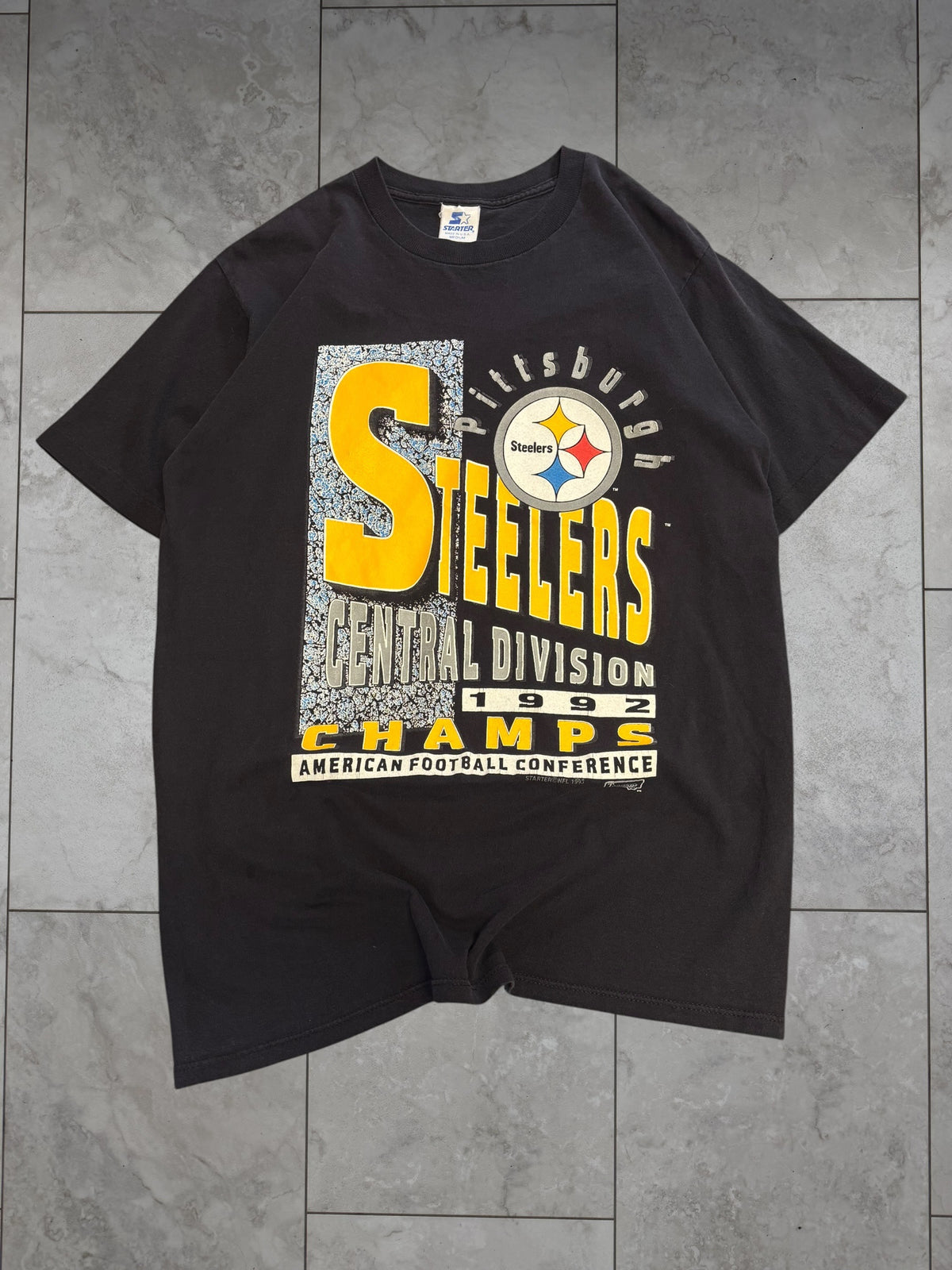 (M) 1993 Steelers Starter Graphic Tee