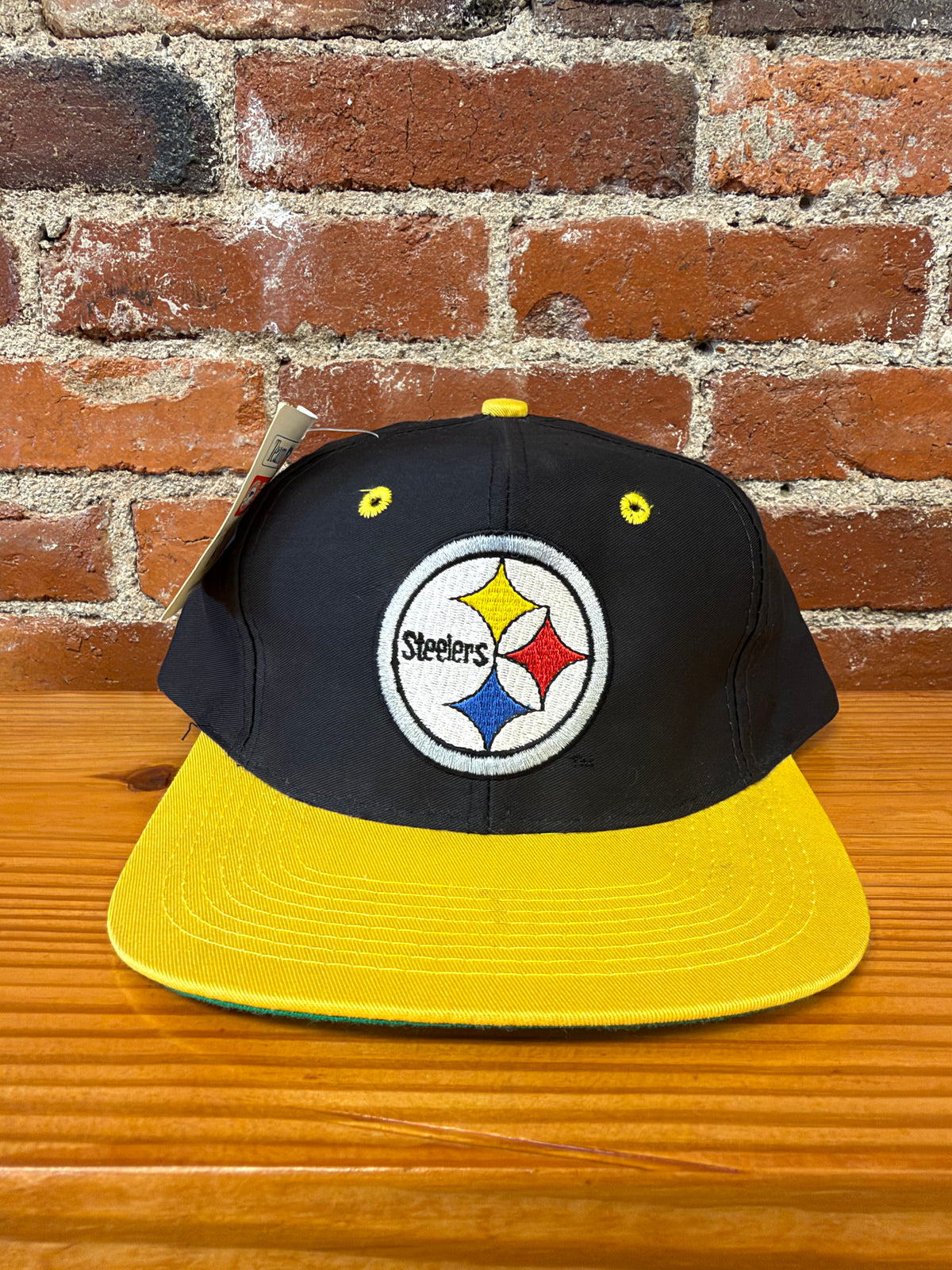 Vintage Steelers Big Logo Logo 7 Snapback Hat (Brand New)