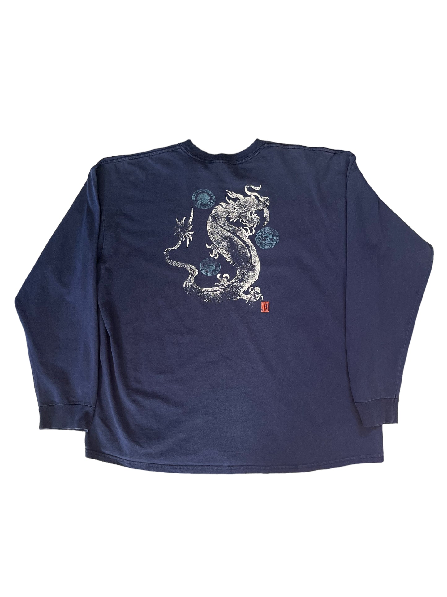 (XL) Vintage Nike Dragon Double Sided L/S