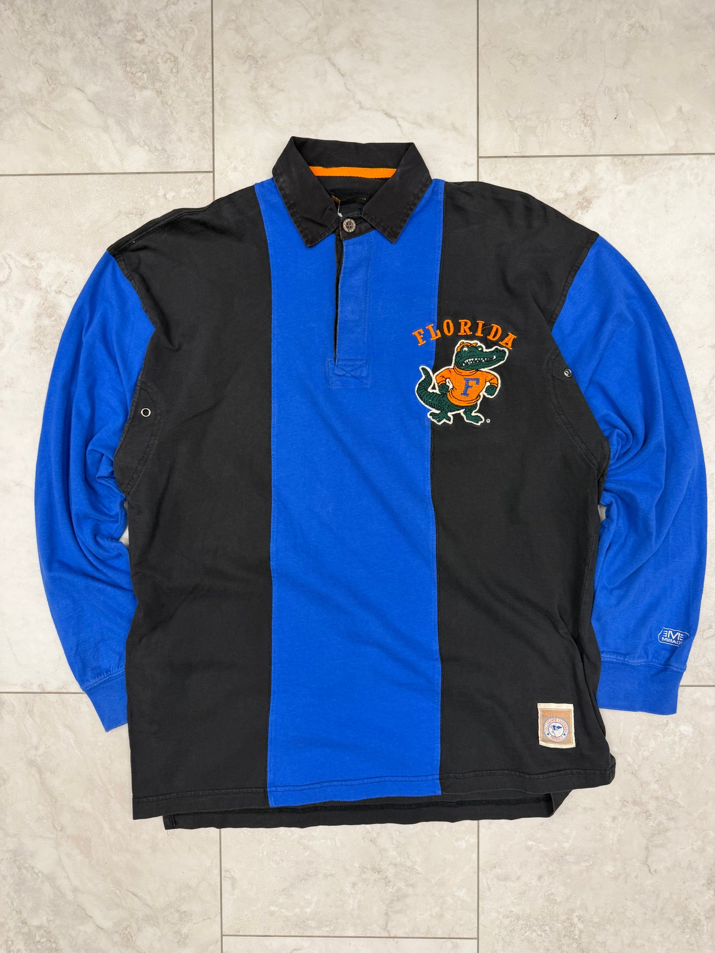 (L) Vintage 90’s Florida Gators Long-Sleeve Polo Style Shirt
