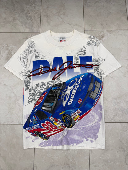 (M) Vintage 90’s Dale Jarrett NASCAR AOP Tee