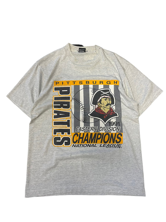 (M/L) 1991 Pirates Eastern Division Champs Tee