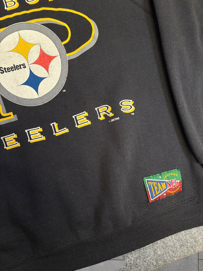 (XL/XXL) Vintage 90s Steelers Jostens Graphic Crewneck