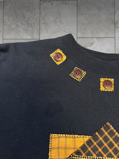 (XL) Vintage Y2K Steelers Custom Fall Crewneck