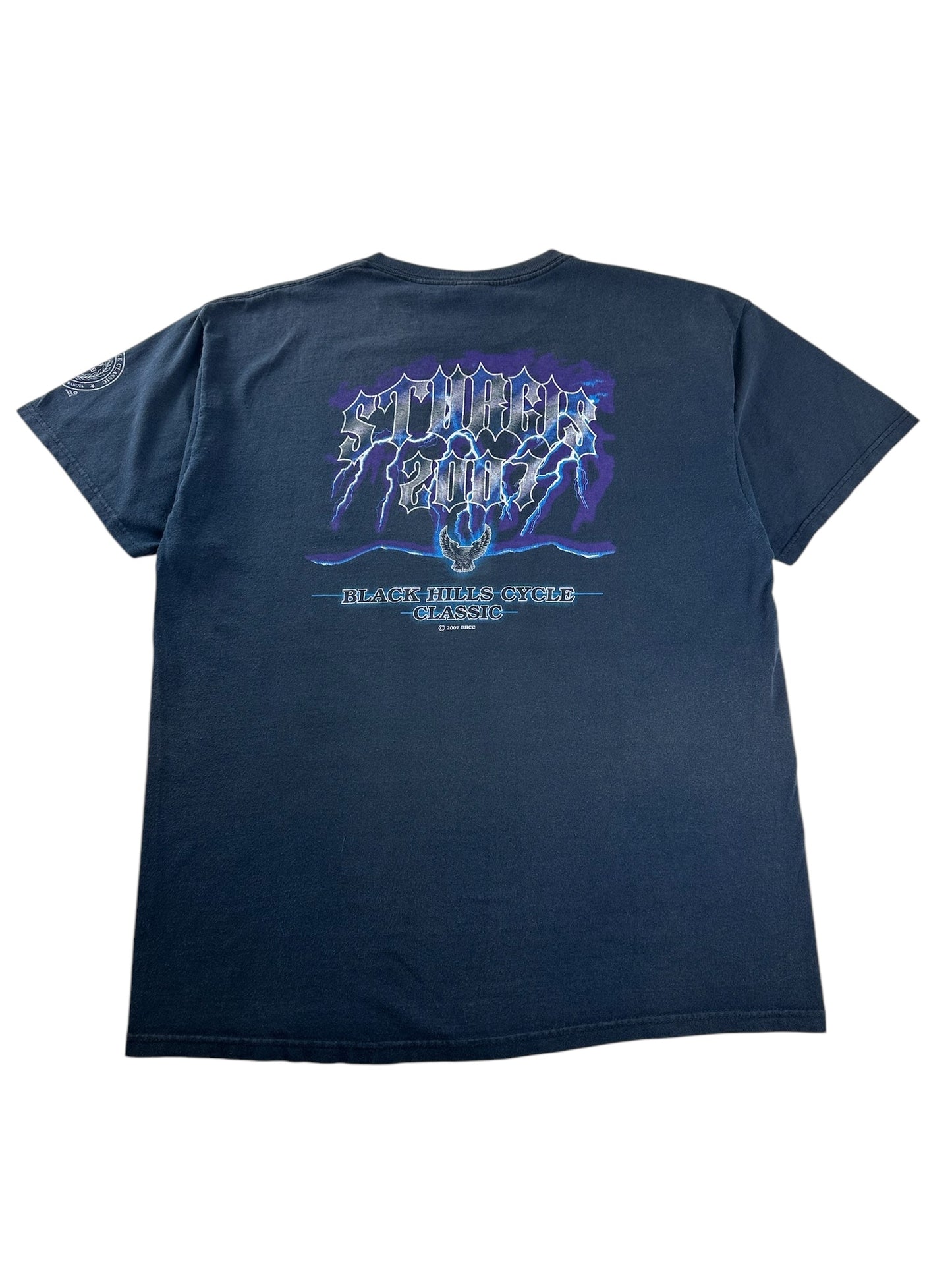 (XL) 2007 Sturgis Graphic Double-Sided Tee