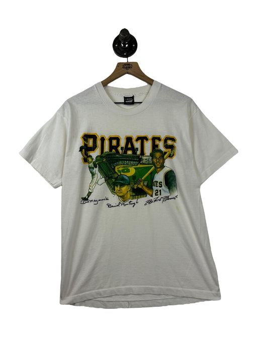 (M) Vintage Pirates Graphic Featuring 3 Greats Tee