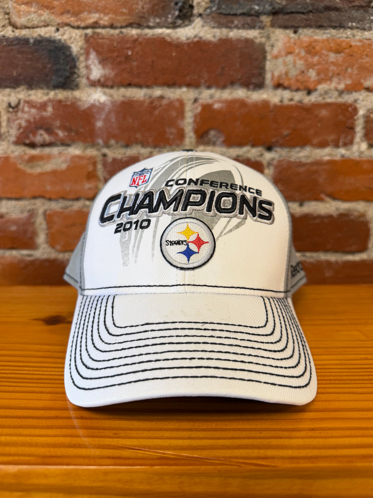 2010 Steelers Conference Champs Reebok OSFA Hat