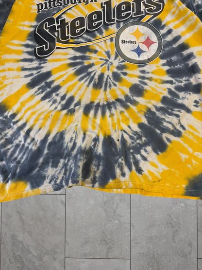 (XXL) Vintage 90's Steelers Tiedye Tee