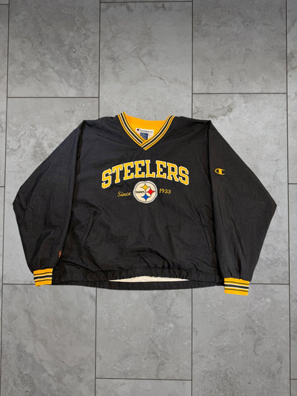 (XL) Vintage 90's Steelers Champion Pullover Jacket