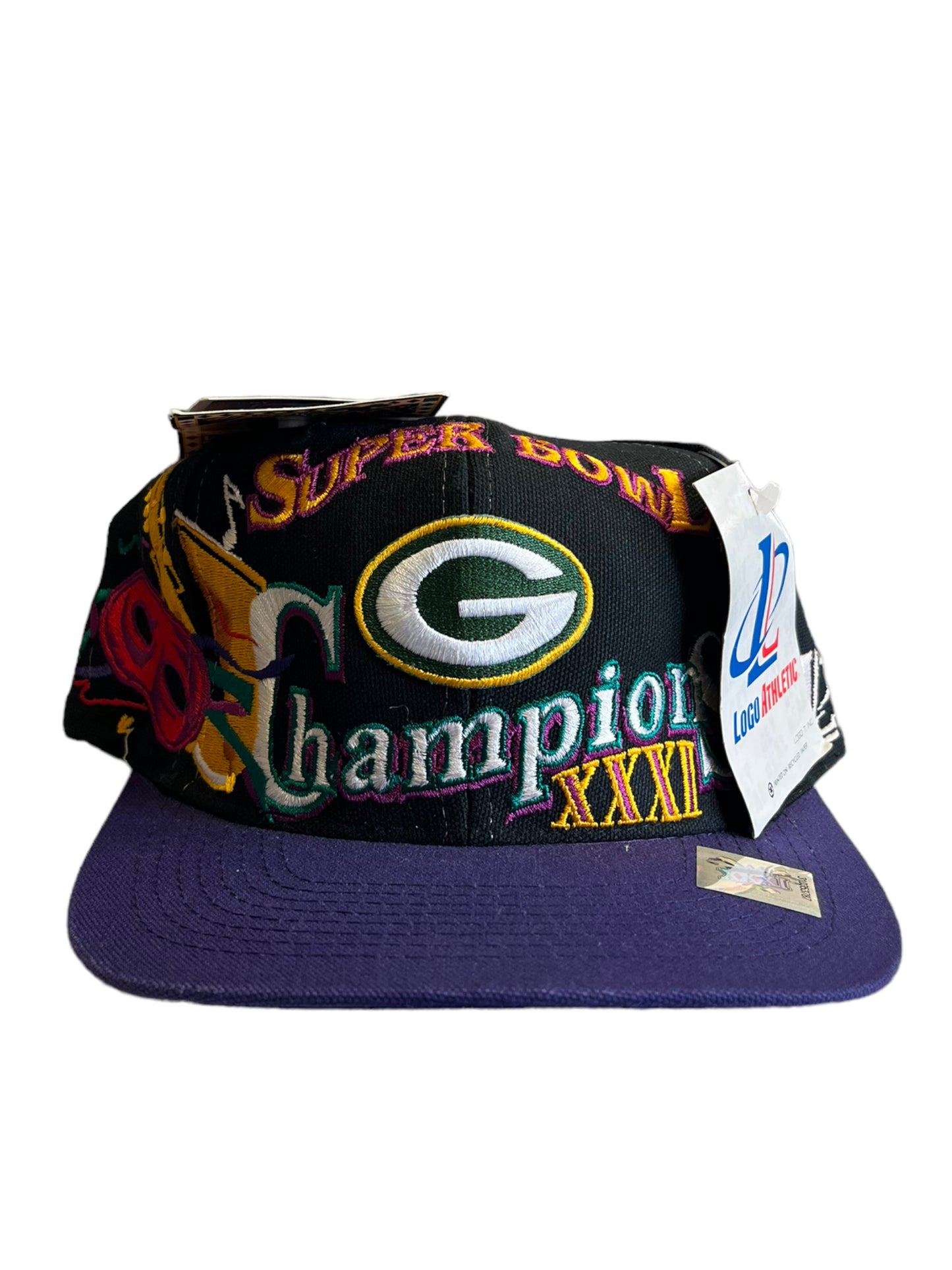 1997 Super Bowl XXXI Champions Green Bay Packers SnapBack Hat Brand New