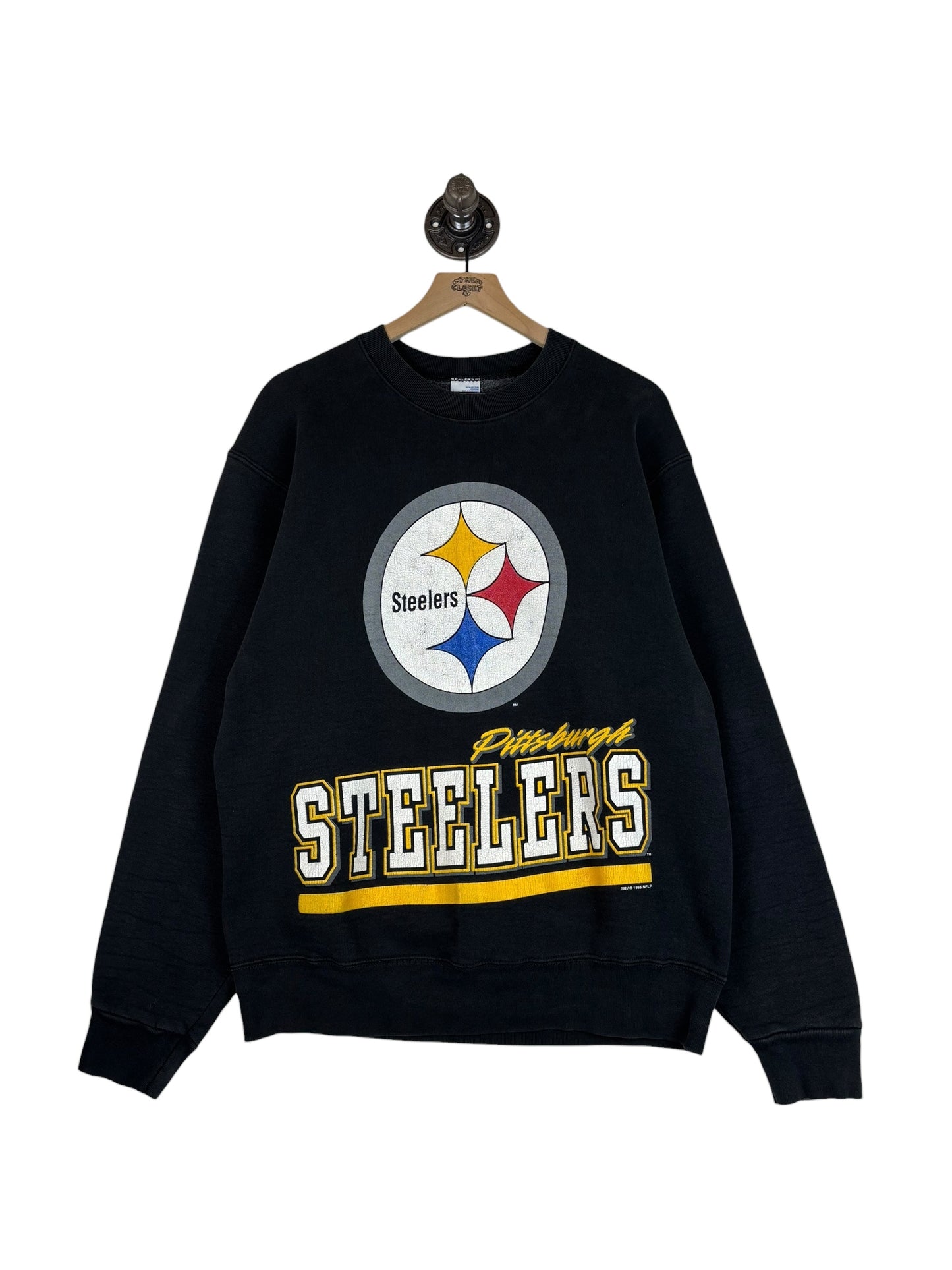 (L) 1995 Steelers Salem Graphic Crewneck