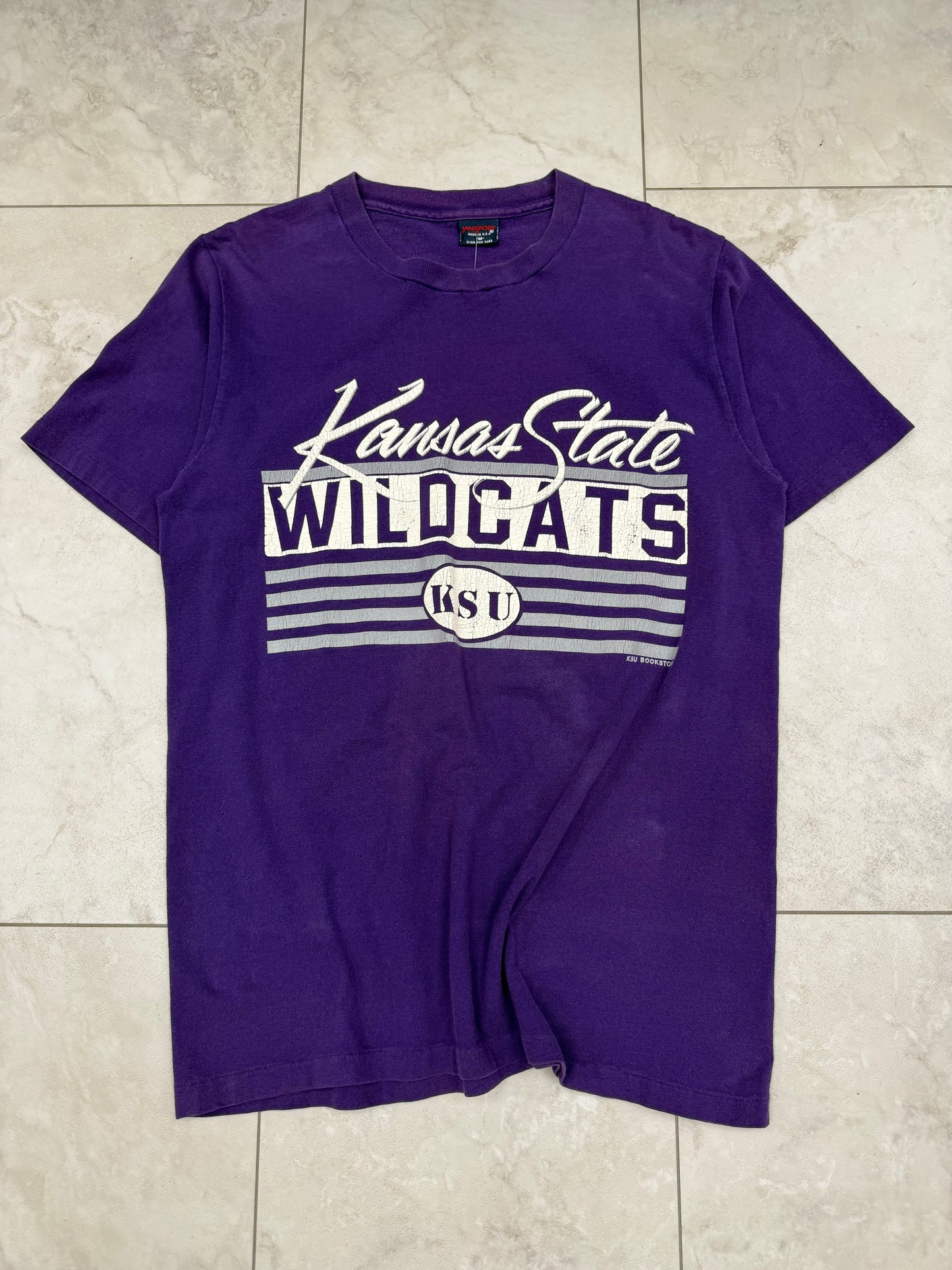(M) Vintage 90’s Kansas State University Wildcats Graphic Tee