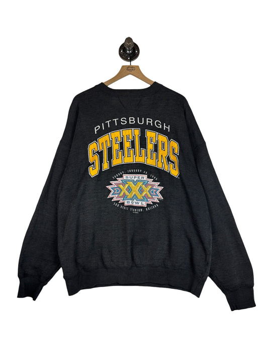 (XL) 1995 Steelers Super Bowl XXX Crewneck