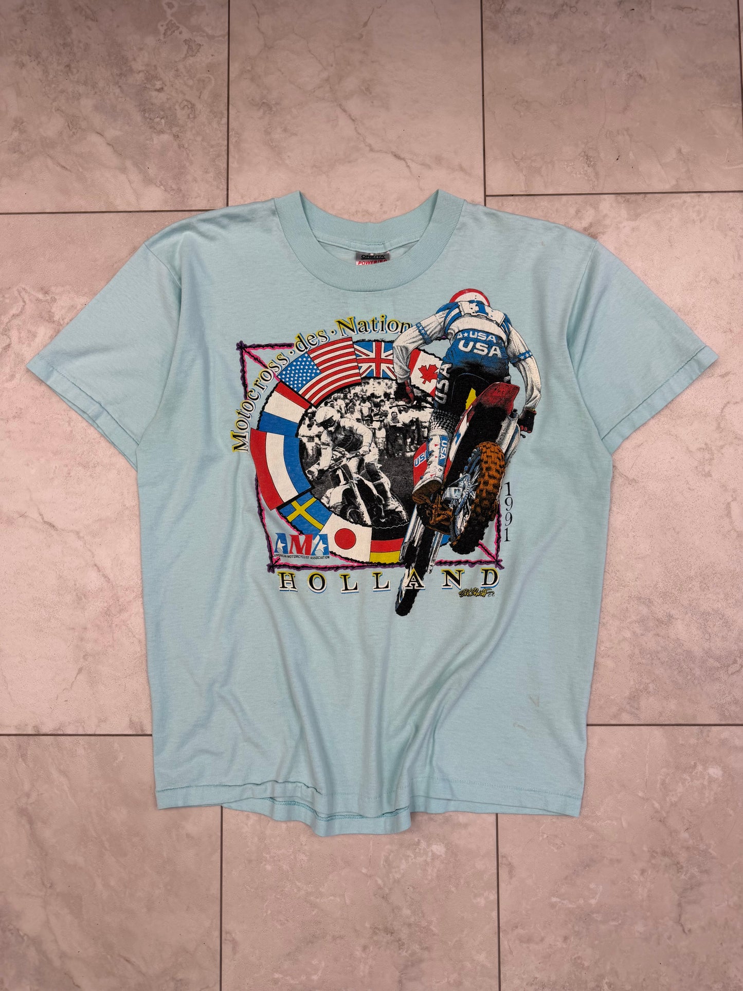 (L) 1991 AMA Motocross Holland Graphic Tee