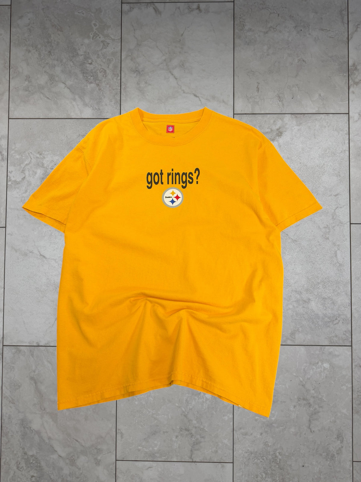 (L) Vintage Y2K Steelers Got Rings? Tee