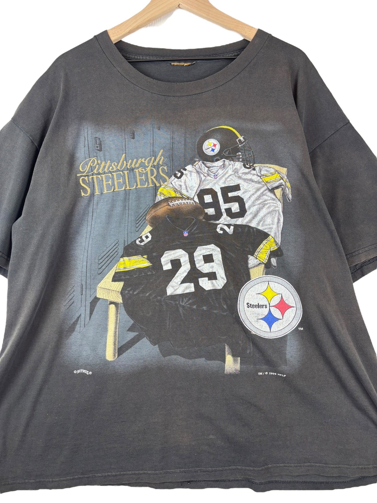 (XL/XXL) 1994 Steelers Graphic / Embeoidered Tee