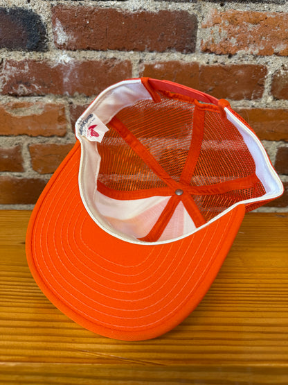 1984 Orange Bowl Classic Nebraska Cornhuskers vs Miami Hurricanes AJD Lucky Stripes Trucker Hat - NEW