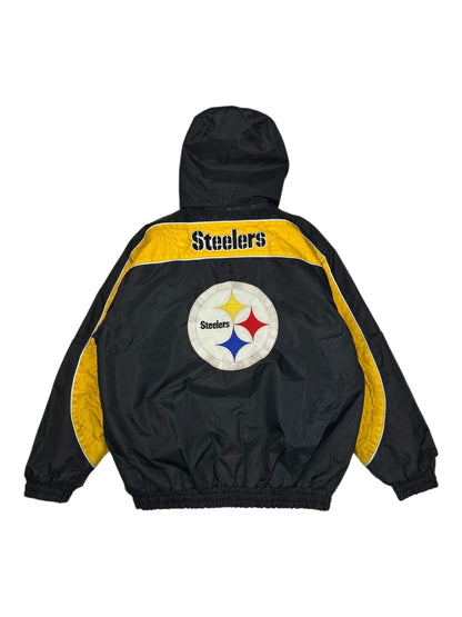 (S) Vintage Steelers Jeff Hamilton Embroidered Jacket