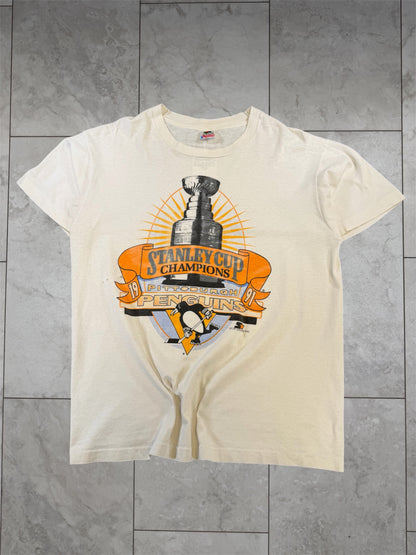 (L) 1991 Penguins Stanley Cup Champions FOTL Graphic Tee