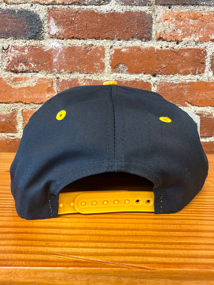 Vintage Steelers Embroidered Logo Logo 7 Snapback Hat (Brand New)