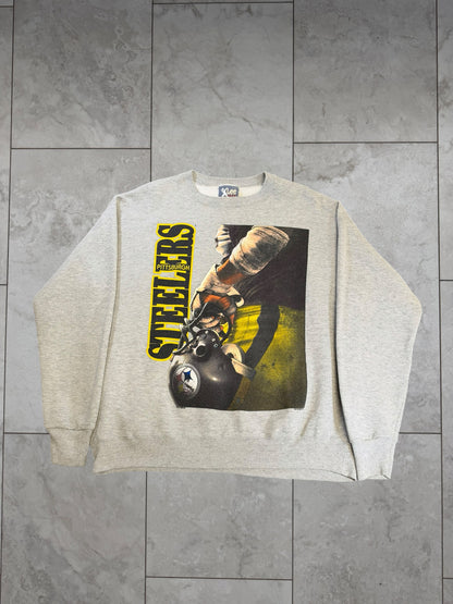 (L) 1996 Steelers Player Graphic Lee Crewneck
