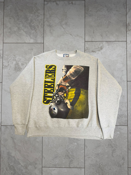 (L) 1996 Steelers Player Graphic Lee Crewneck