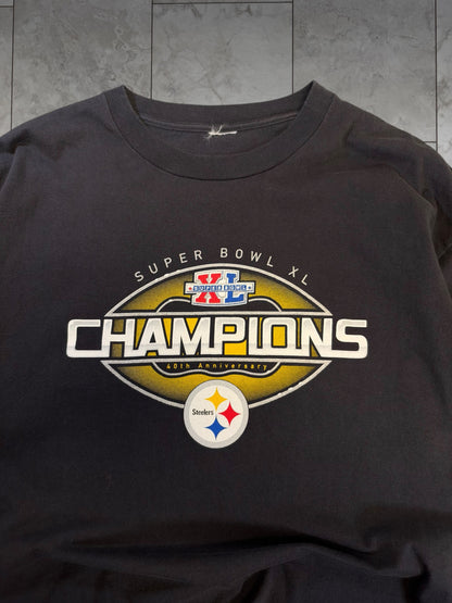 (L/XL) 2006 Steelers Super Bowl XL Champions Tee