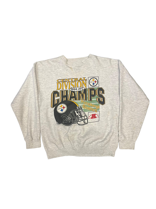(M/L) 1994 Steelers Central Division Champs Crewneck