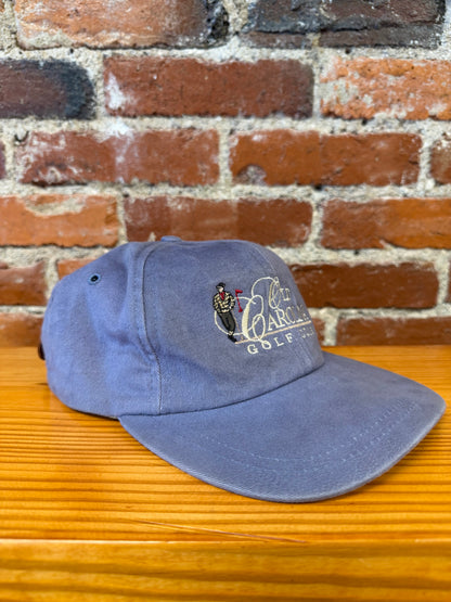 Vintage Old Carolina Golf Club Leather-Strap Hat