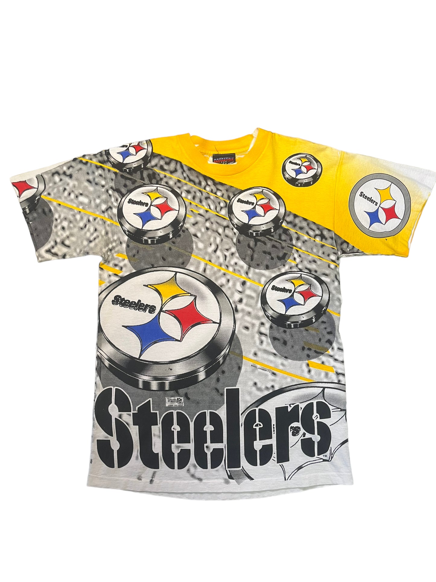 (L) 1995 Steelers All Over Print Tee