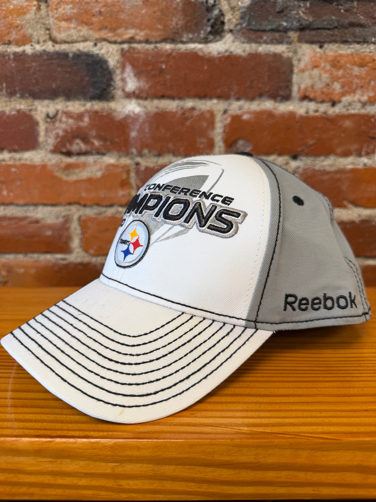 2010 Steelers Conference Champs Reebok OSFA Hat