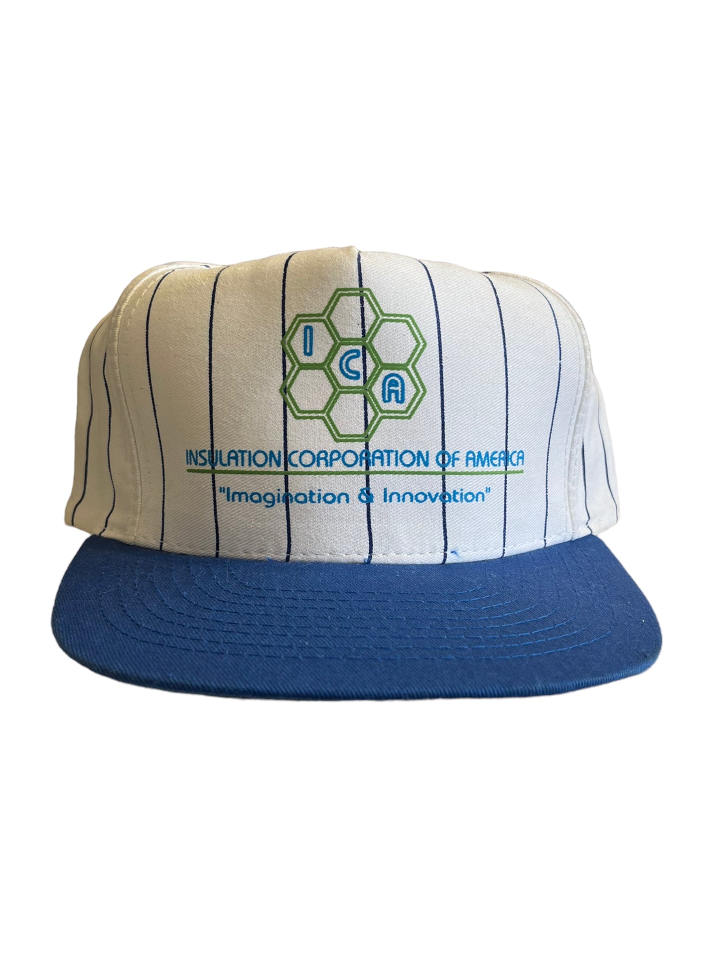 Vintage Baseball Corporate ICA Snapback Hat Brand New