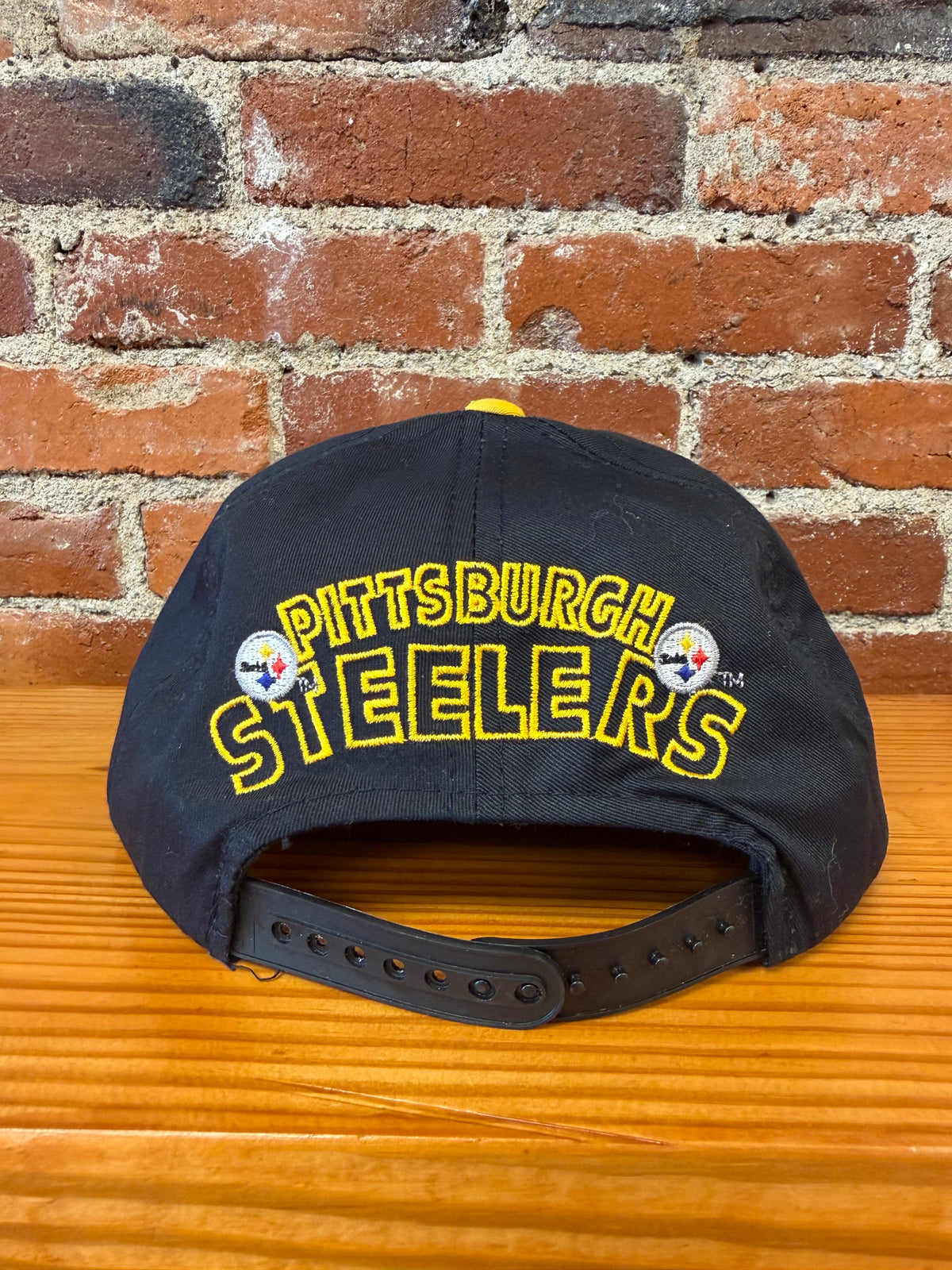 Vintage Steelers Big Logo Team NFL Snapback Hat