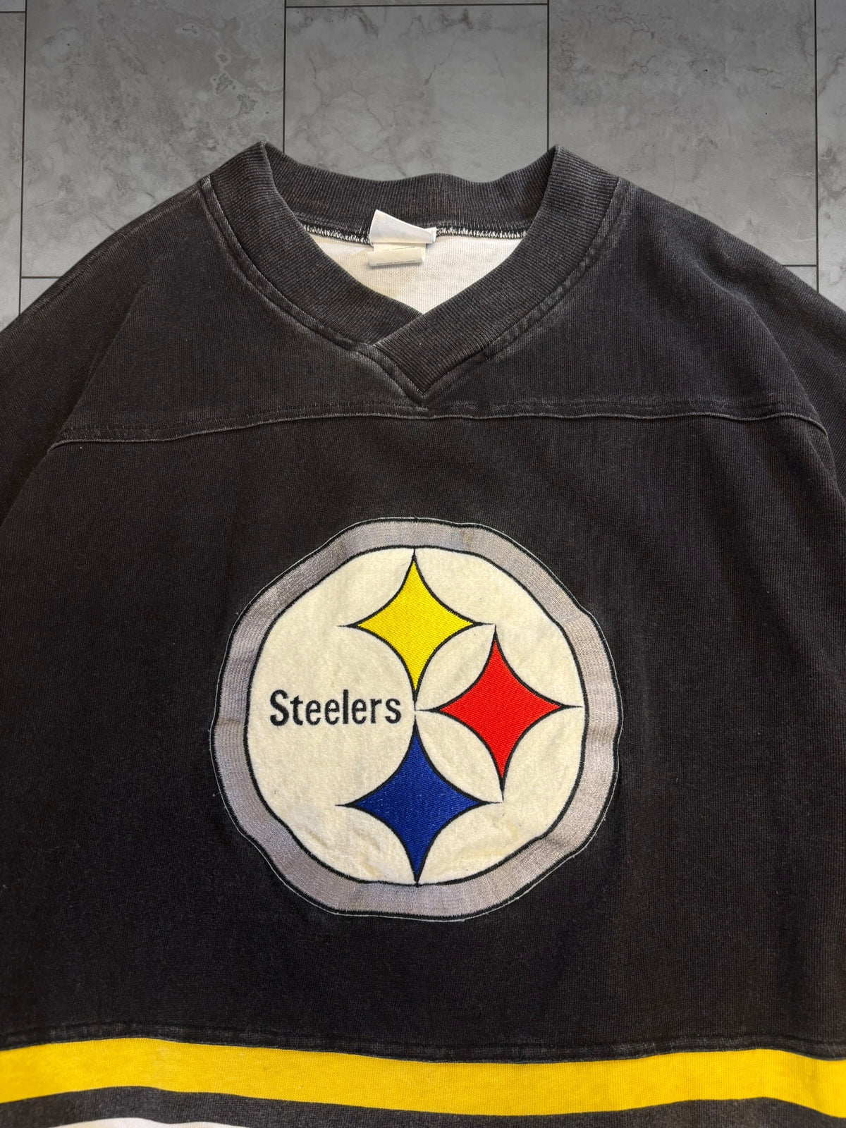 (L/XL) Vintage Steelers 90's Jersey Style Tee