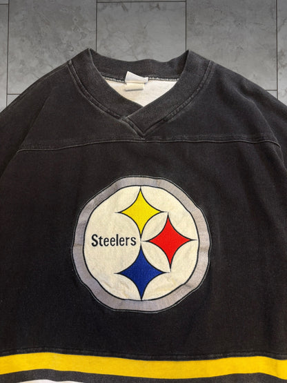 (L/XL) Vintage Steelers 90's Jersey Style Tee