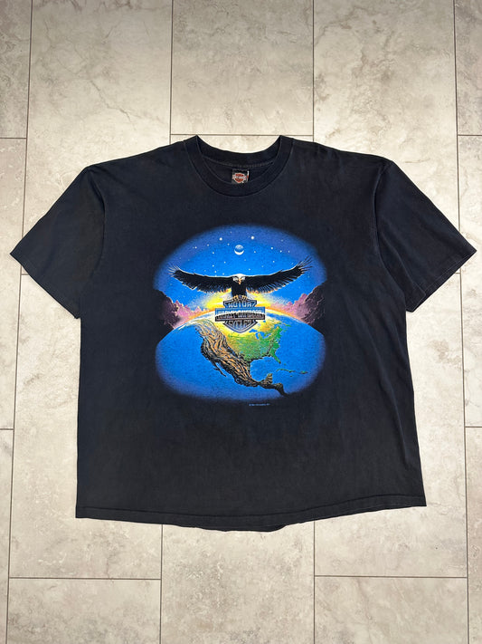 (XXL) 1994 Harley Eagle on Earth  Daytona Tee
