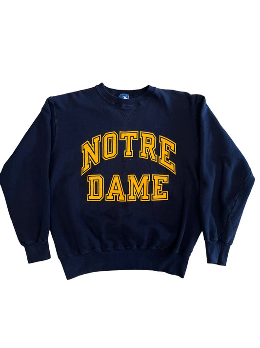 (L) Vintage Notre Dame Champion Crewneck