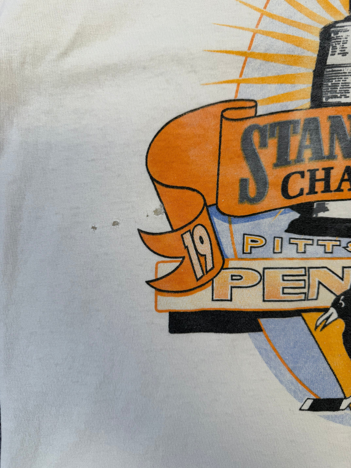 (L) 1991 Penguins Stanley Cup Champions FOTL Graphic Tee