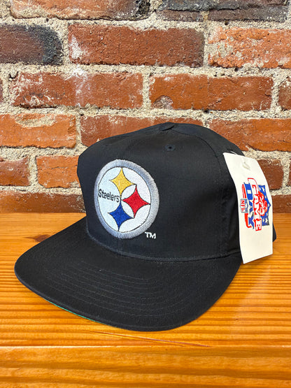 Vintage Steelers Big Logo Annco Snapback Hat (Brand New)