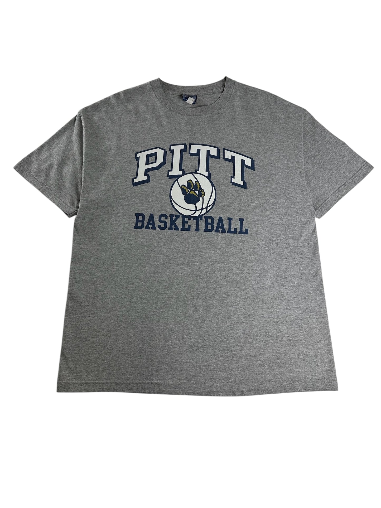 (L) Vintage Y2K Pitt Basketball Graphic Tee