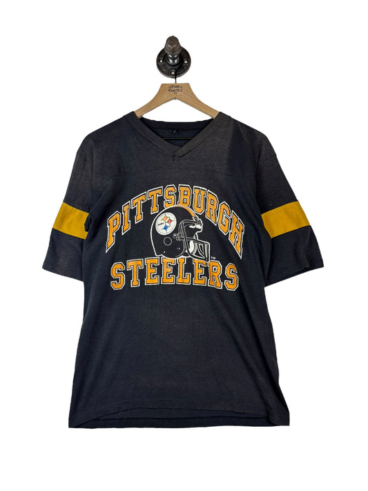 (S) Vintage 80s Steelers Distressed Tee