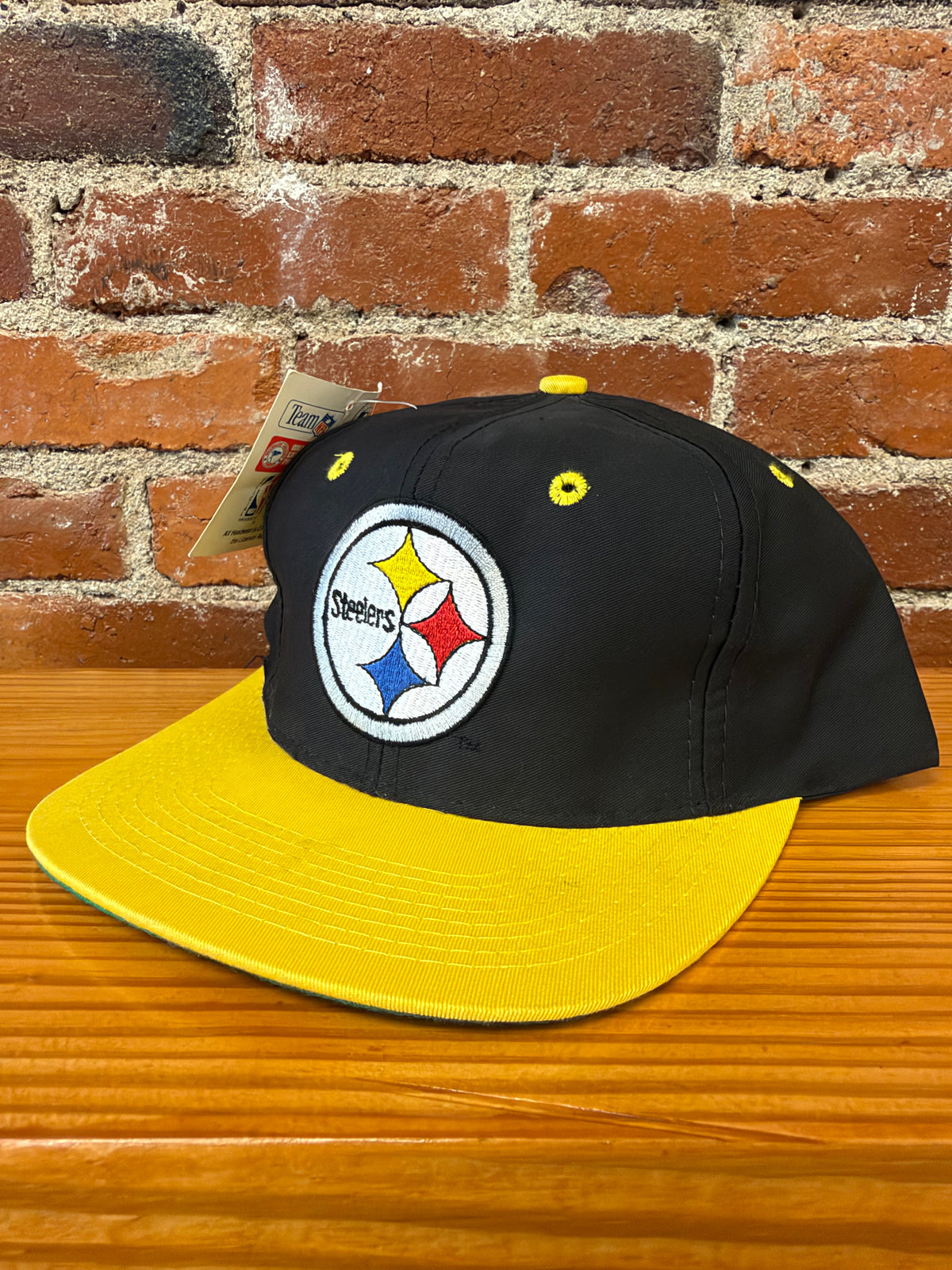 Vintage Steelers Big Logo Logo 7 Snapback Hat (Brand New)