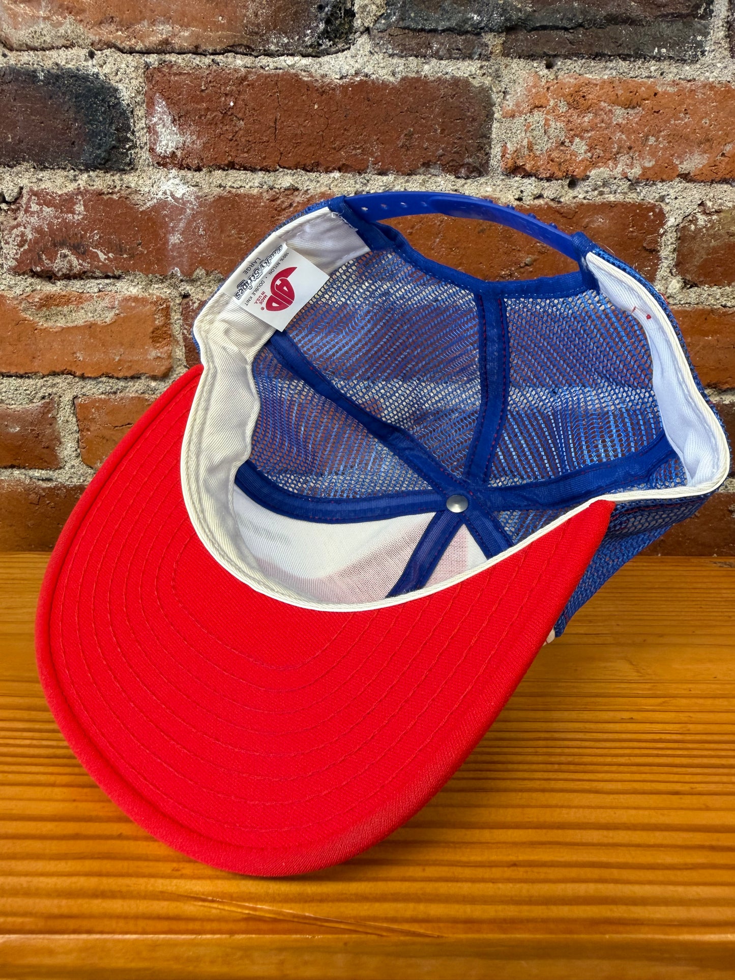 1988 MLB World Series  AJD Lucky Stripes Trucker Hat - NEW