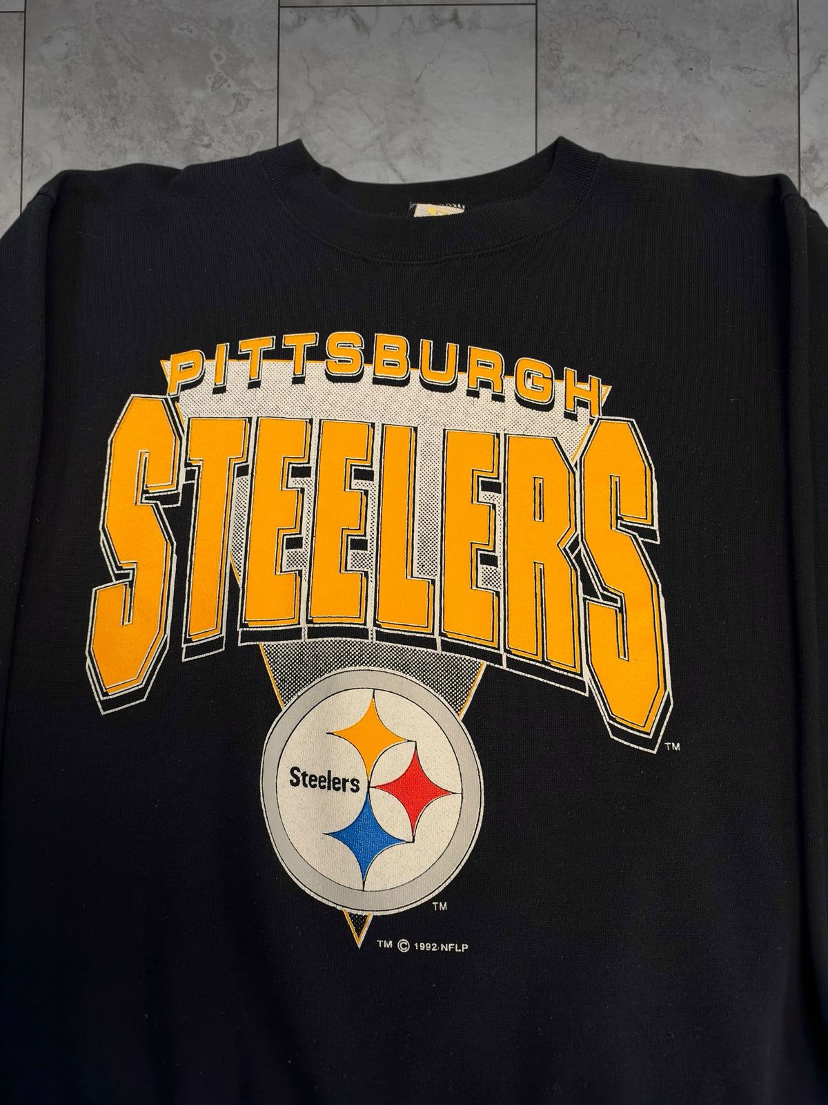 (M/L) 1992 Steelers Graphic Crewneck