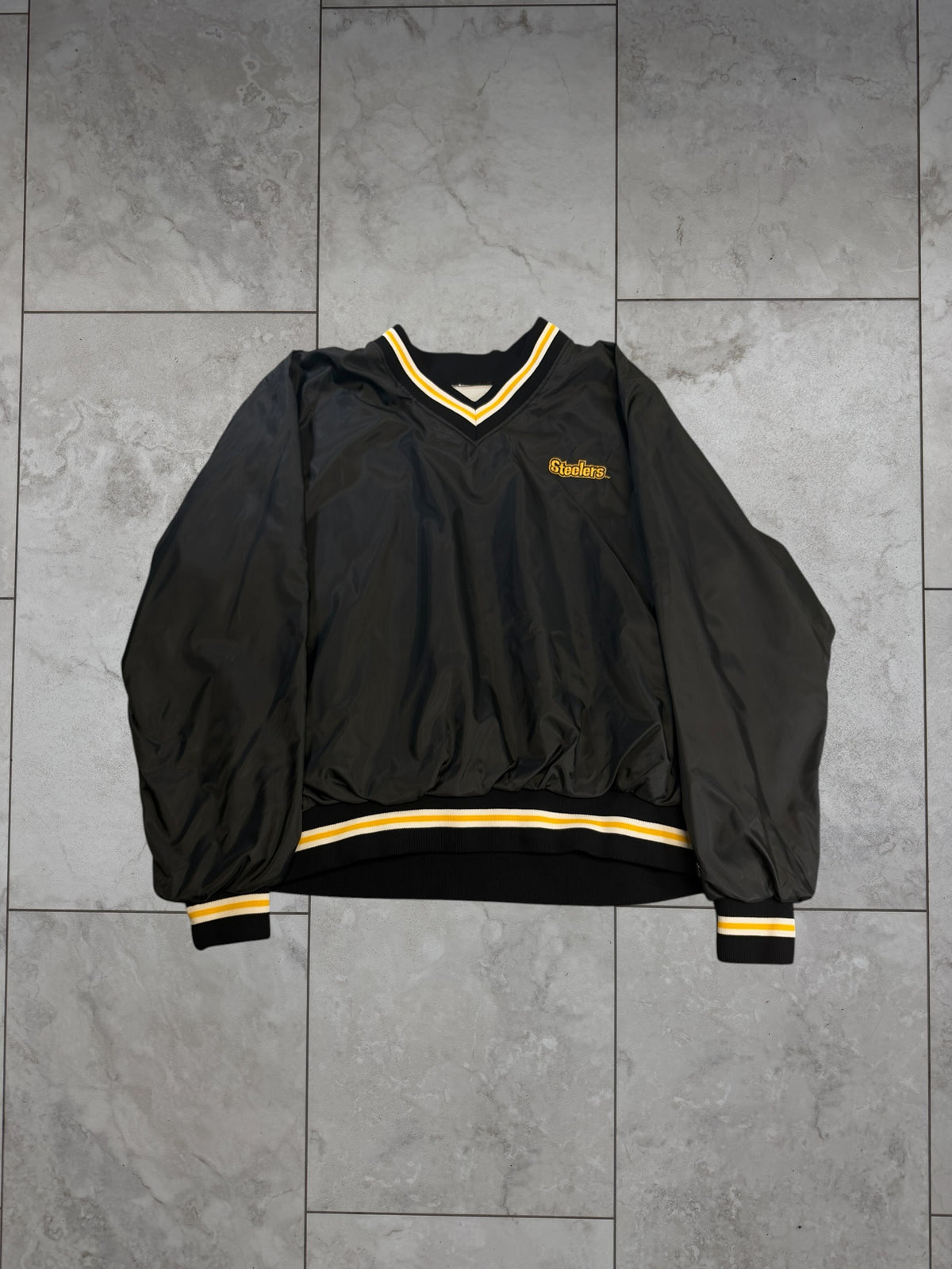 (S/M) Vintage 90's Steelers Pullover Jacket